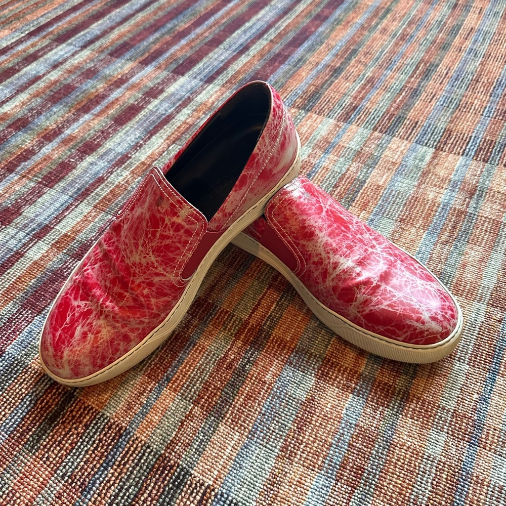 Lanvin Red Slip-On Shoes